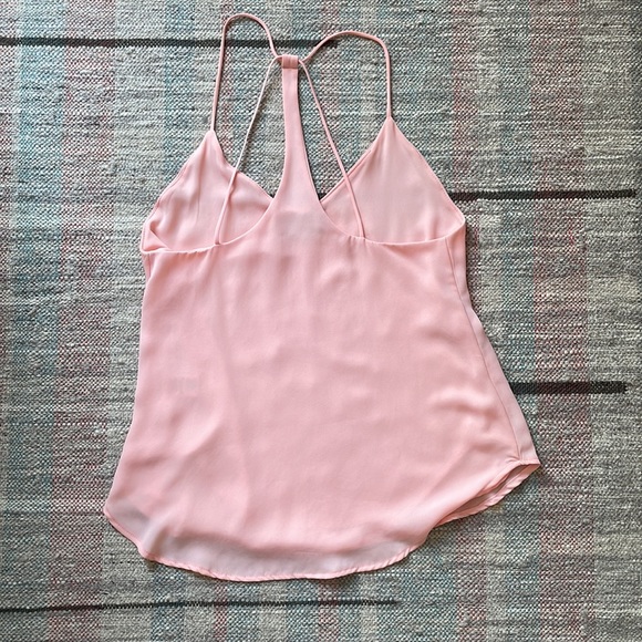 Light pink spaghetti strap tank top - Picture 2 of 6